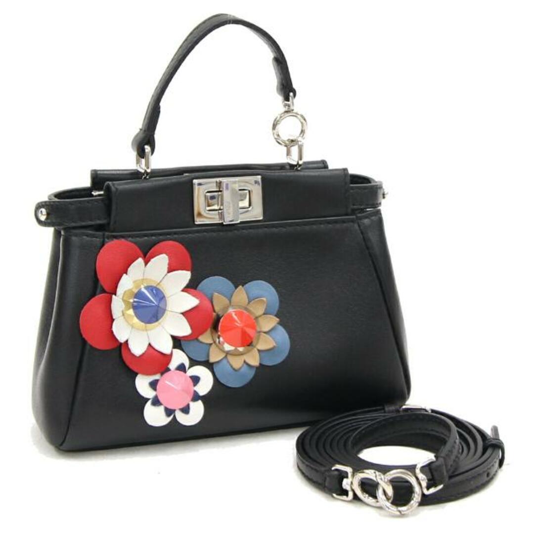 FENDI(フェンディ)の フェンディ 2WAYミニバッグ マイクロ ピーカブー 花 レディースのバッグ(その他)の商品写真