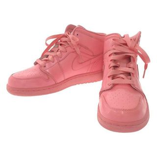 ナイキ(NIKE)の【美品】  NIKE / ナイキ | GIRLS JORDAN 1 (GS) MID ICY PACK PINK | 24.5 | ピンク | レディース(スニーカー)