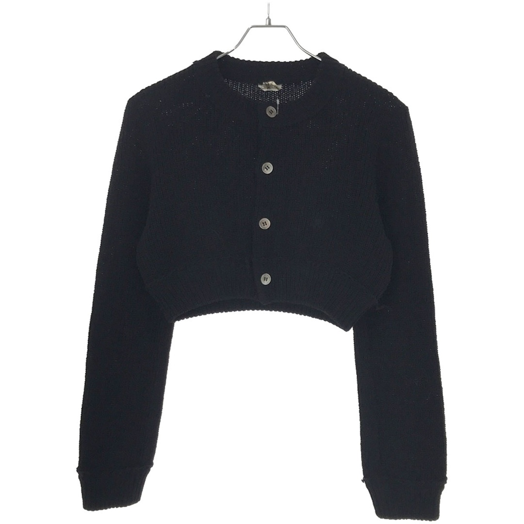 COMME des GARCONS(コムデギャルソン)のCOMME des GARCONS コムデギャルソン 14AW クロップドニットカーディガン ブラック M GN-B103 レディースのトップス(カーディガン)の商品写真