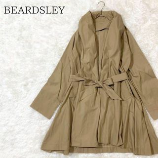 ビアズリー(BEARDSLEY)のBEARDSLEY ビアズリー 襟ドレープロングコート(トレンチコート)