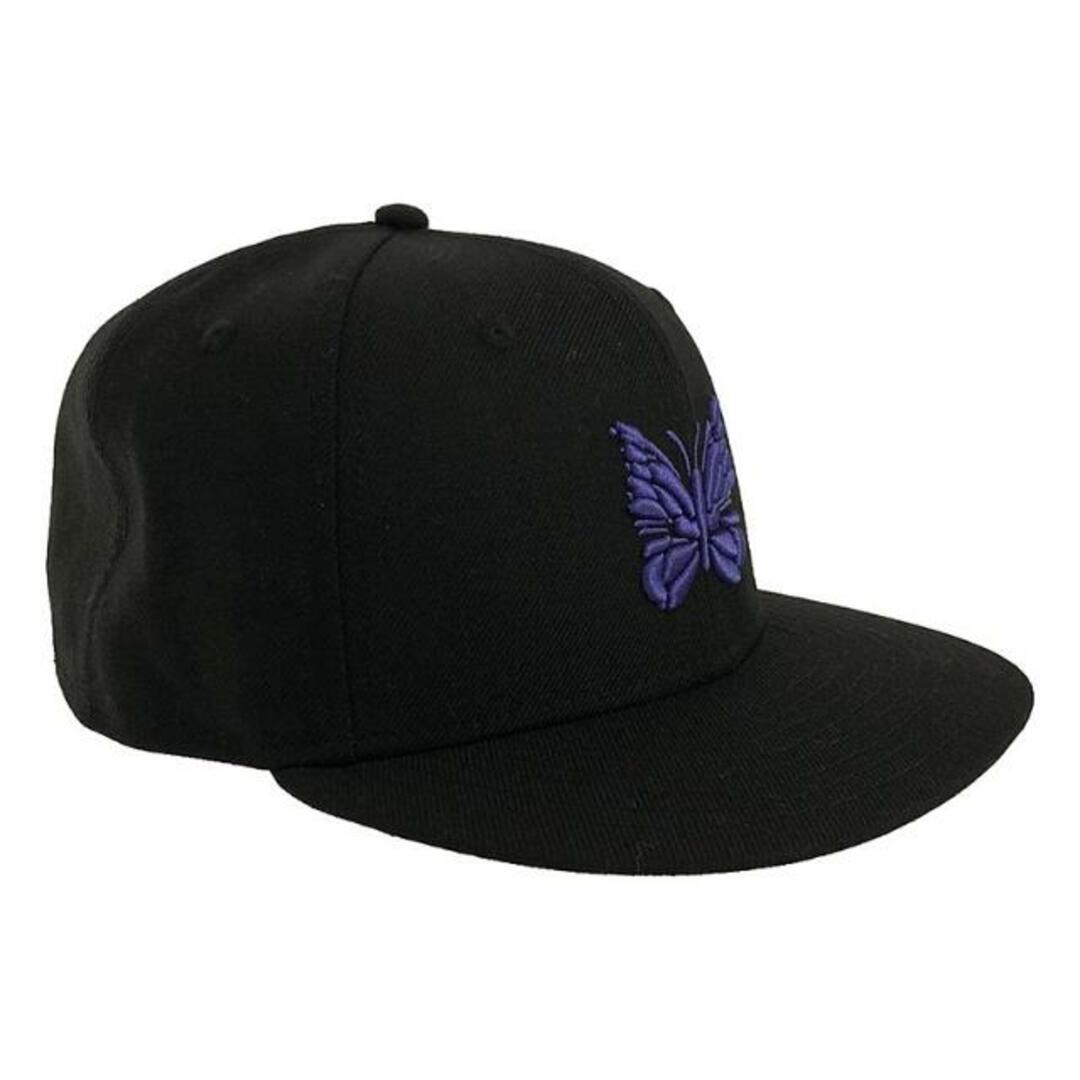 Needles(ニードルス)の【美品】  Needles / ニードルス | × NEW ERA / ニューエラ パピヨン ベースボールキャップ 帽子 | 61.5 | ブラック | メンズ メンズの帽子(その他)の商品写真