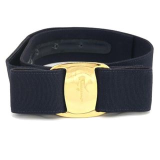 フェラガモ(Ferragamo)の フェラガモ ベルト ヴァラ 8046 ネイビー 中古(ベルト)