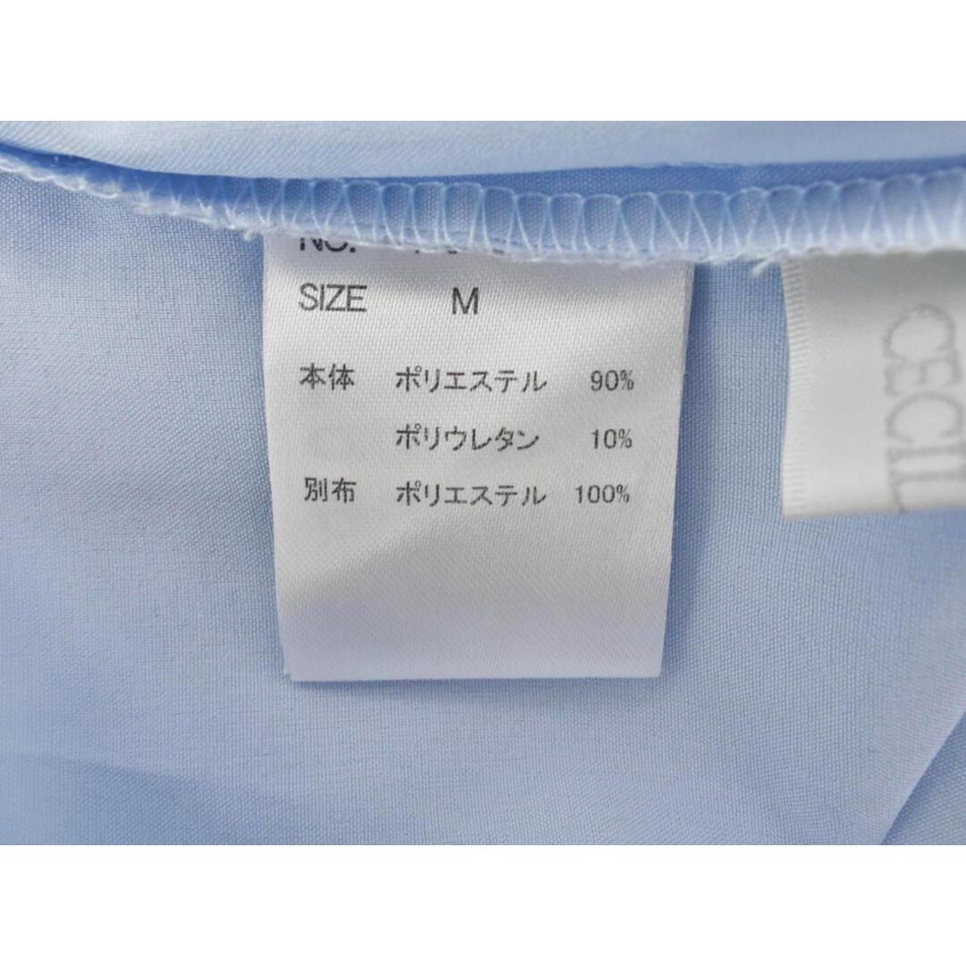 CECIL McBEE(セシルマクビー)のCECIL McBEE セシルマクビー ブラウス シャツ sizeM/水色 ■◇ レディース レディースのトップス(シャツ/ブラウス(長袖/七分))の商品写真