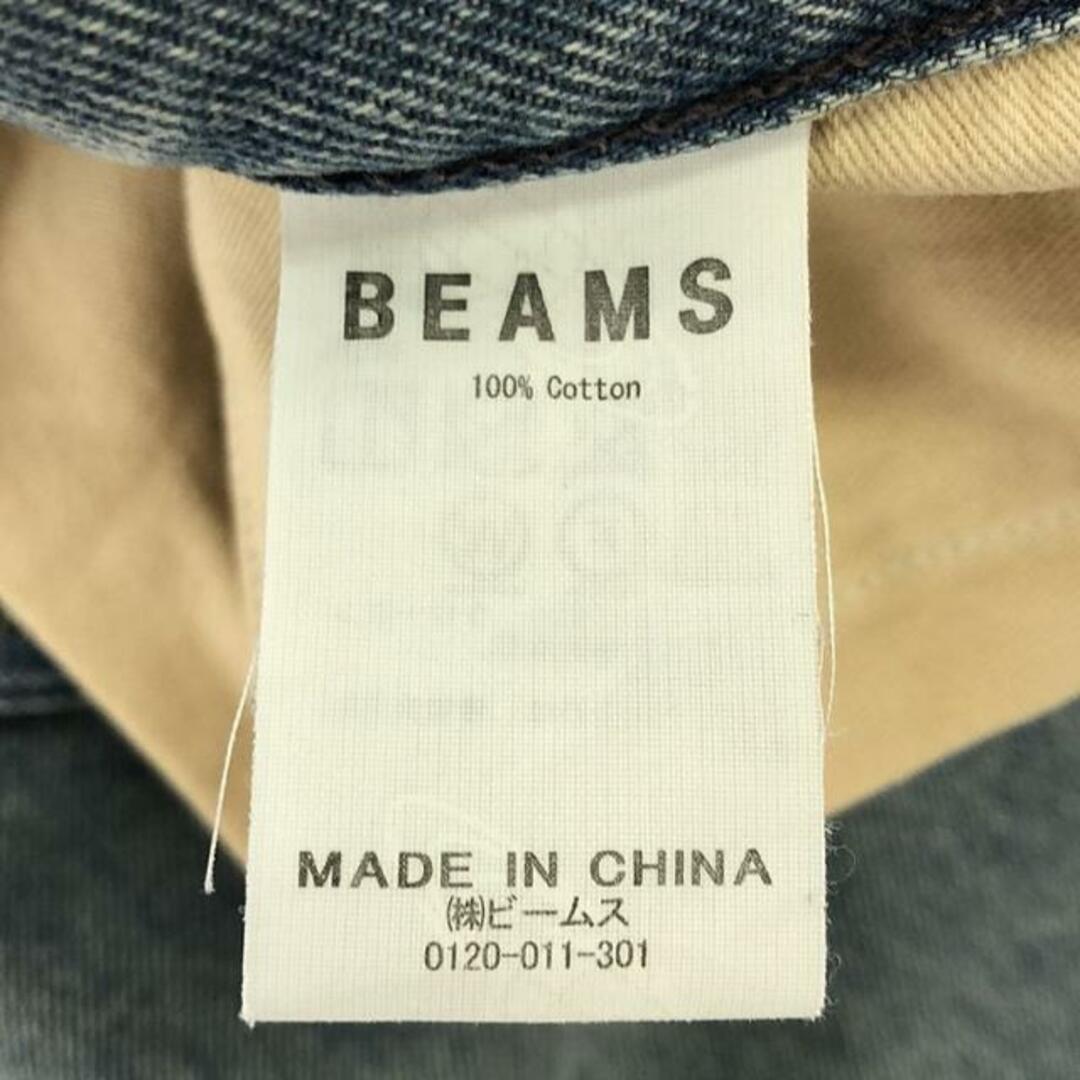 BEAMS(ビームス)の【美品】  BEAMS / ビームス | ヴィンテージ加工 ワイド テーパード デニム パンツ | S | インディゴ | メンズ メンズのパンツ(その他)の商品写真