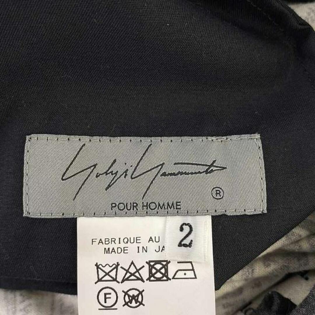 Yohji Yamamoto POUR HOMME - 【美品】 YOHJI YAMAMOTO POUR Yohji Yamamoto POUR HOMME - 【美品】 YOHJI YAMAMOTO POUR