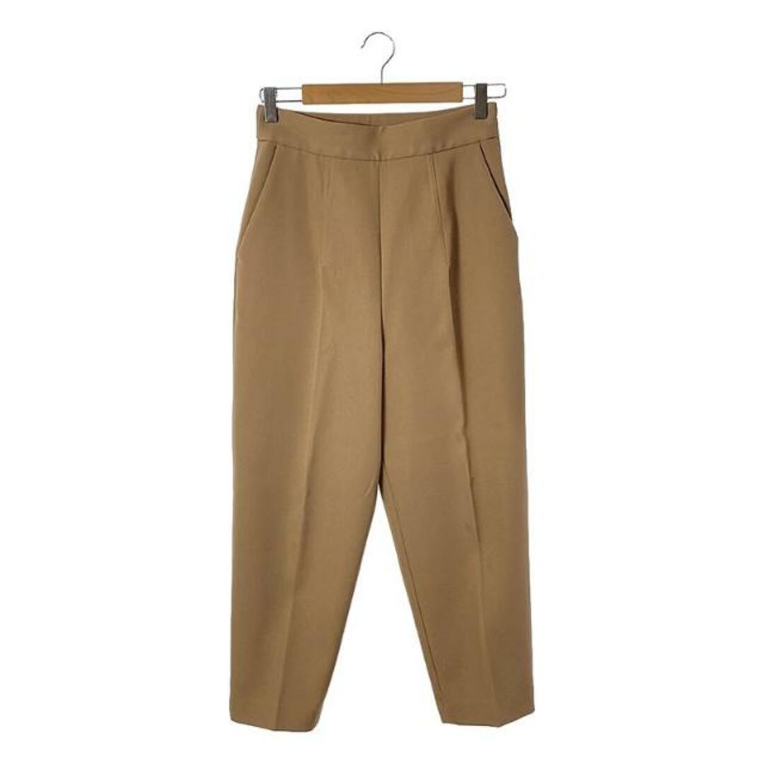 steven alan(スティーブンアラン)のsteven alan / スティーブンアラン | KERSEY PEG TOP TROUSERS サイドジップ テーパードパンツ | M | ベージュ | レディース レディースのパンツ(その他)の商品写真