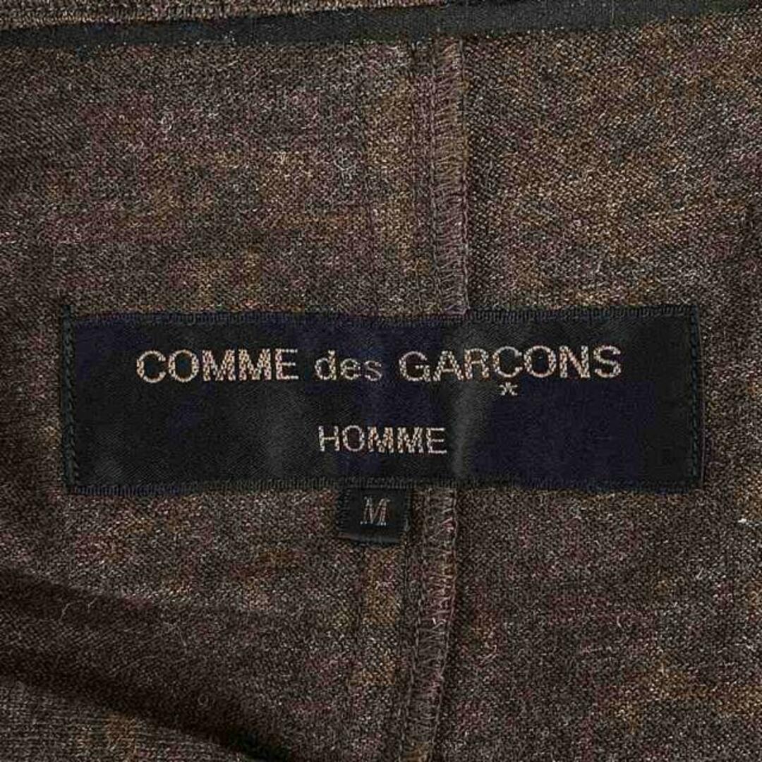 COMME des GARCONS HOMME(コムデギャルソンオム)のCOMME des GARCONS HOMME / コムデギャルソンオム | AD1998 | 90s ヴィンテージ ウール ニット 3B ジャケット | M | ブラウン | メンズ メンズのジャケット/アウター(その他)の商品写真