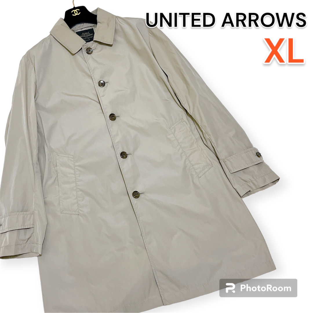 UNITED ARROWS(ユナイテッドアローズ)のUNITED ARROWS ステンカラーコート スプリングコート 大きいサイズ レディースのジャケット/アウター(トレンチコート)の商品写真