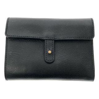 【美品】  STYLE CRAFT / スタイルクラフト | レザー コンパクト ウォレット 財布 / ユニセックス | black | メンズ(長財布)