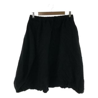 ブラックコムデギャルソン(BLACK COMME des GARCONS)のBLACK COMME des GARCONS / ブラックコムデギャルソン | 2012SS | ポリエステル 製品染め 変形 カボチャ サルエルパンツ | S | ブラック | レディース(その他)