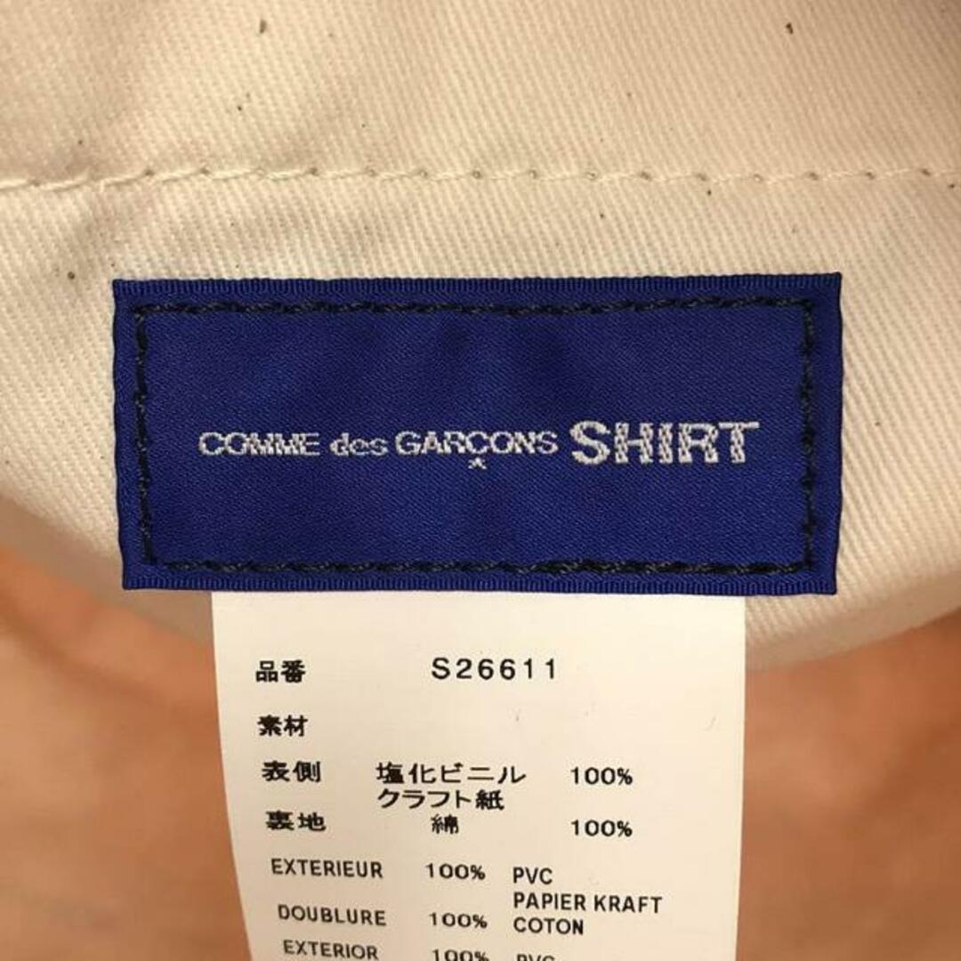 COMME des GARCONS SHIRT(コムデギャルソンシャツ)のCOMME des GARCONS SHIRT / コムデギャルソンシャツ | 2WAY PVC PAPER SHOPPAER ペーパーショッパーバッグ | ベージュ | レディース レディースのバッグ(ショルダーバッグ)の商品写真