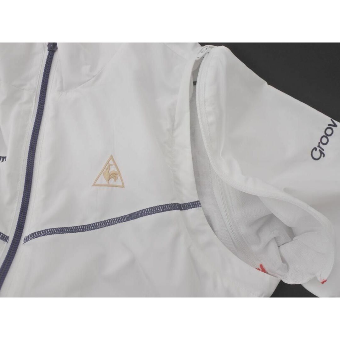 le coq sportif(ルコックスポルティフ)のle coq sportif ルコックスポルティフ ゴルフウェア 2WAY ブルゾン ジャケット sizeM/白 ■◇ レディース レディースのジャケット/アウター(その他)の商品写真