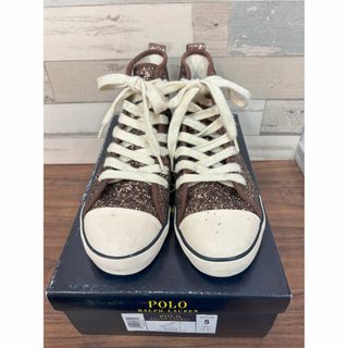 ラルフローレン マドラスチェク柄 ハイカットスニーカー POLO RALPH LAUREN ポロラルフローレン スニーカー メンズ