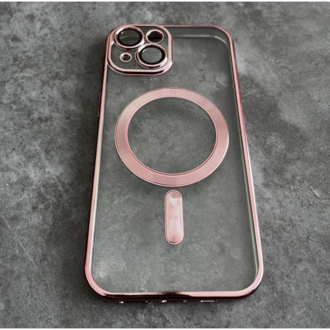 iPhone15Plus　ピンク　ケース　マグセーフ　MagSafe 対応　 スマホ/家電/カメラのスマホアクセサリー(iPhoneケース)の商品写真