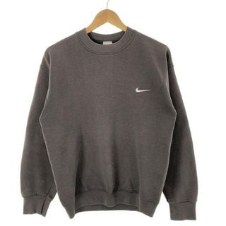 ナイキ(NIKE)のNIKE / ナイキ | 1990s～ use製 ヴィンテージ クルーネック スウェット | L | チャコールグレー系 | メンズ(スウェット)