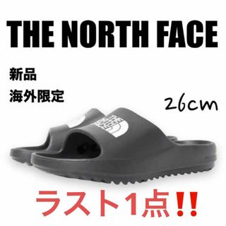 ザノースフェイス(THE NORTH FACE)の新品⭐️ノースフェイス　シャワーサンダルリカバリーブラック　26cm 韓国限定(サンダル)