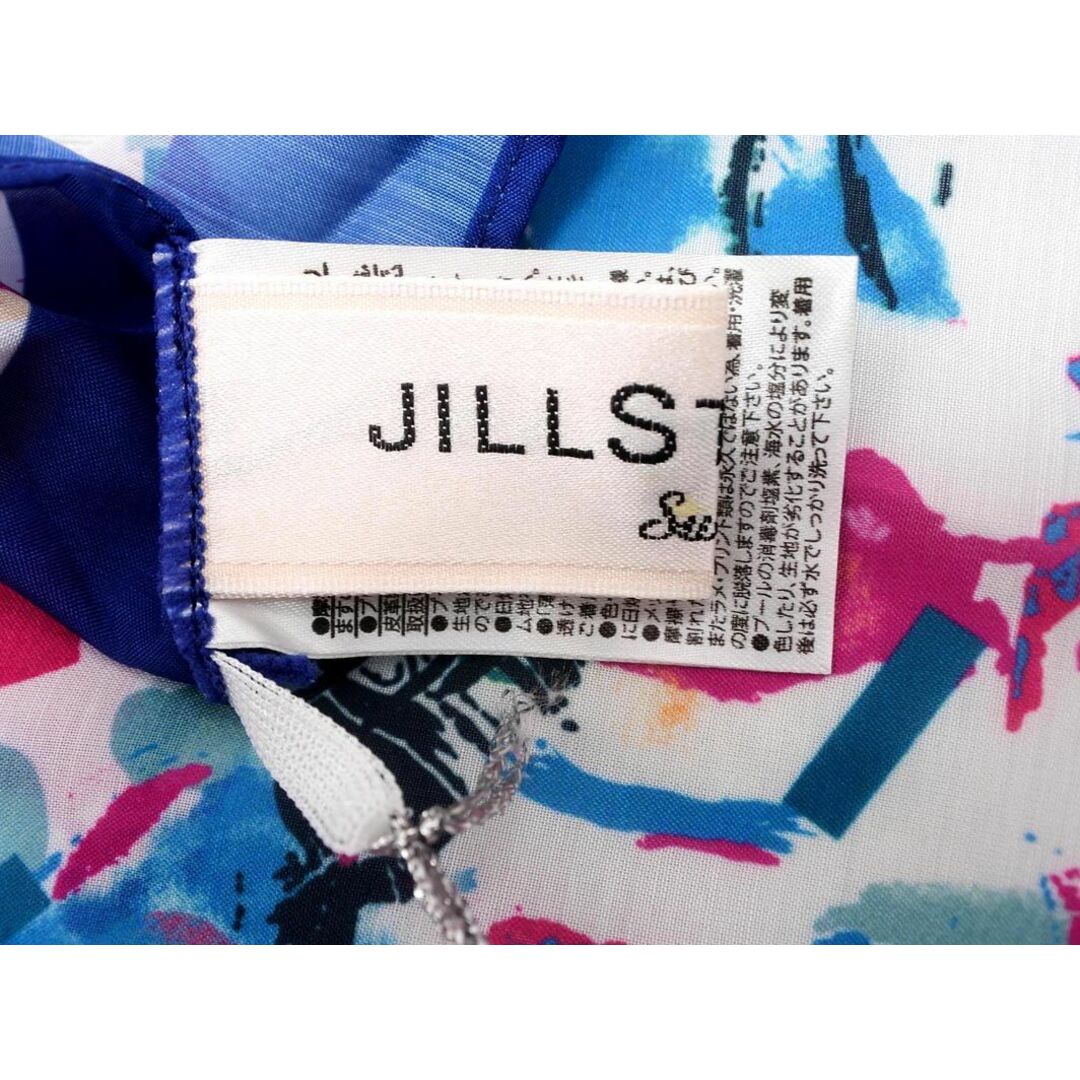 JILLSTUART(ジルスチュアート)の新品 ジルスチュアート Swim 総柄 ビーチストール スカーフ パレオ 水着 sizeF/白ｘ紺 ■◆ レディース レディースのトップス(その他)の商品写真