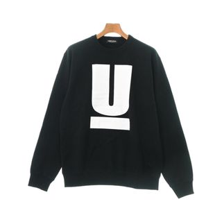 アンダーカバー(UNDERCOVER)のUNDER COVER アンダーカバー スウェット 3(L位) 黒x白 【古着】【中古】(スウェット)