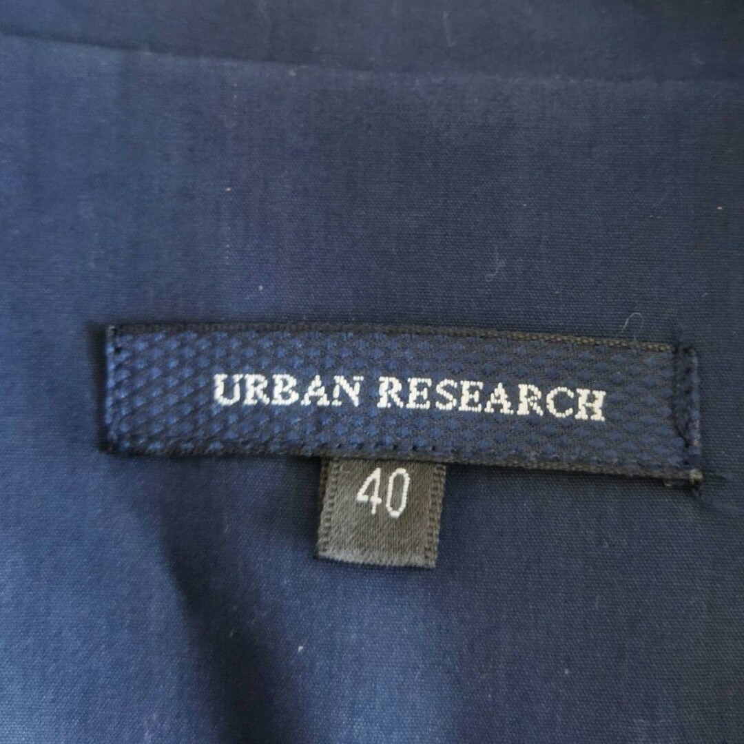 URBAN RESEARCH(アーバンリサーチ)のアーバンリサーチ スプリング チェスターコート ネイビー メンズ L(40) メンズのジャケット/アウター(チェスターコート)の商品写真