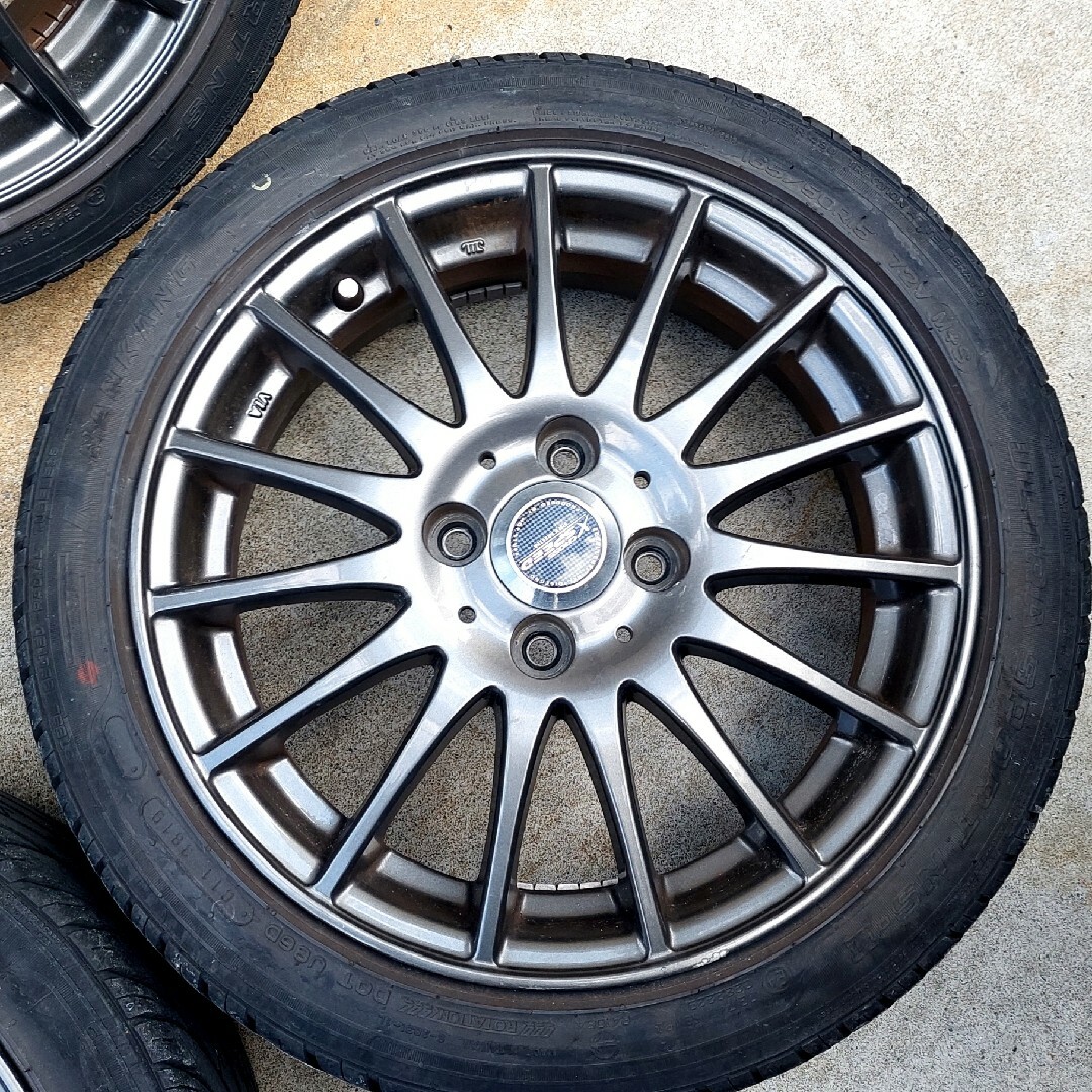 ナンカン(ナンカン)の送料込み☆15インチ【タイヤ付】ホイールセット☆165/50R15 5.5J 自動車/バイクの自動車(タイヤ・ホイールセット)の商品写真