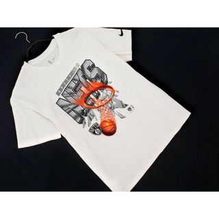 ナイキ(NIKE)のNIKE ナイキ NBA ブルックリンネッツ プリント Tシャツ sizeM/白 ■◆ メンズ(Tシャツ/カットソー(半袖/袖なし))