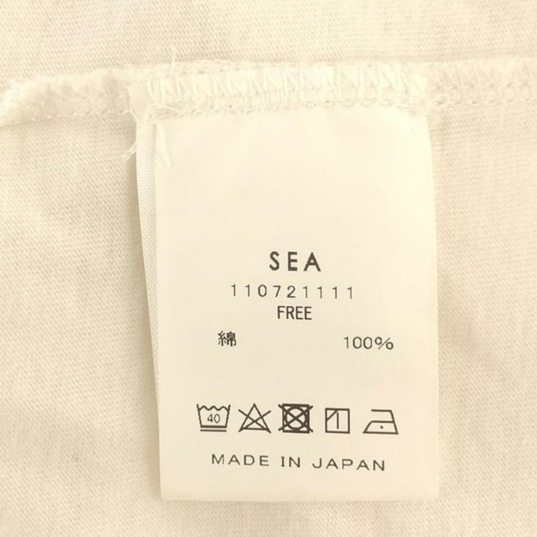 SEA(シー)のSEA / シー | 4XL ラグラン ベースボール L/S TEE Tシャツ | F | ホワイト/ブラウン | レディース レディースのトップス(Tシャツ(長袖/七分))の商品写真