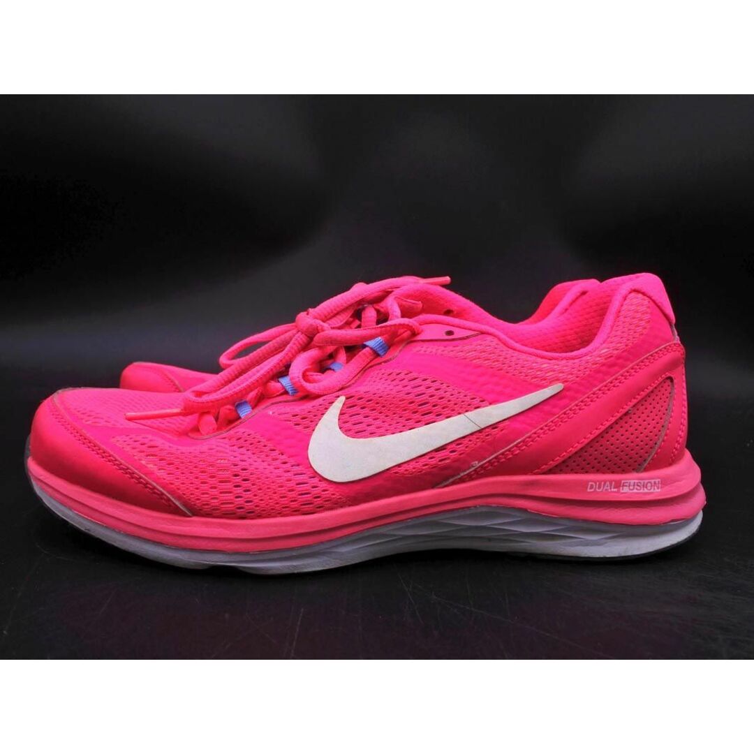 NIKE(ナイキ)のNIKE ナイキ 654446 DUAL FUSION RUN ランニングシューズ スニーカー size24.5/ピンク ■■ レディース レディースの靴/シューズ(スニーカー)の商品写真