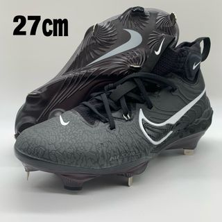 ナイキ(NIKE)のNIKE 野球 スパイク ブラック 黒 軽量 ミドルカット 27㎝(シューズ)