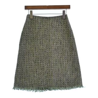 ETRO - ETRO エトロ ひざ丈スカート 38(S位) 緑x紫x白(ミックス ETRO - ETRO エトロ ひざ丈スカート 38(S位) 緑x紫x白(ミックス