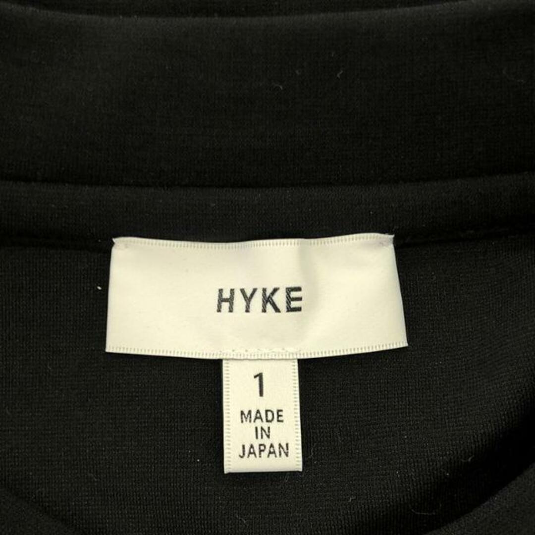 HYKE(ハイク)のHYKE / ハイク | サイドジップ カットソー | 1 | ブラック | レディース レディースのトップス(Tシャツ(長袖/七分))の商品写真