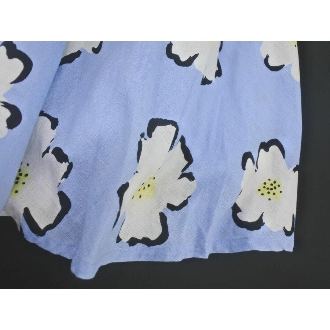 aquagirl(アクアガール)のAG by aquagirl エージーバイアクアガール 花柄 フレア スカート sizeS/水色 ■◇ レディース レディースのスカート(ミニスカート)の商品写真