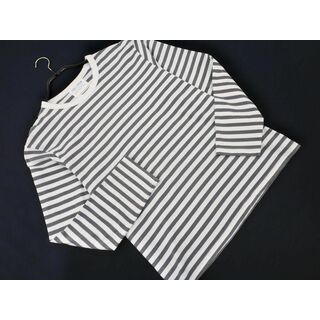 フォーク＆スプーン アーバンリサーチ ボーダー Tシャツ size4/白ｘグレー ■◇ メンズ