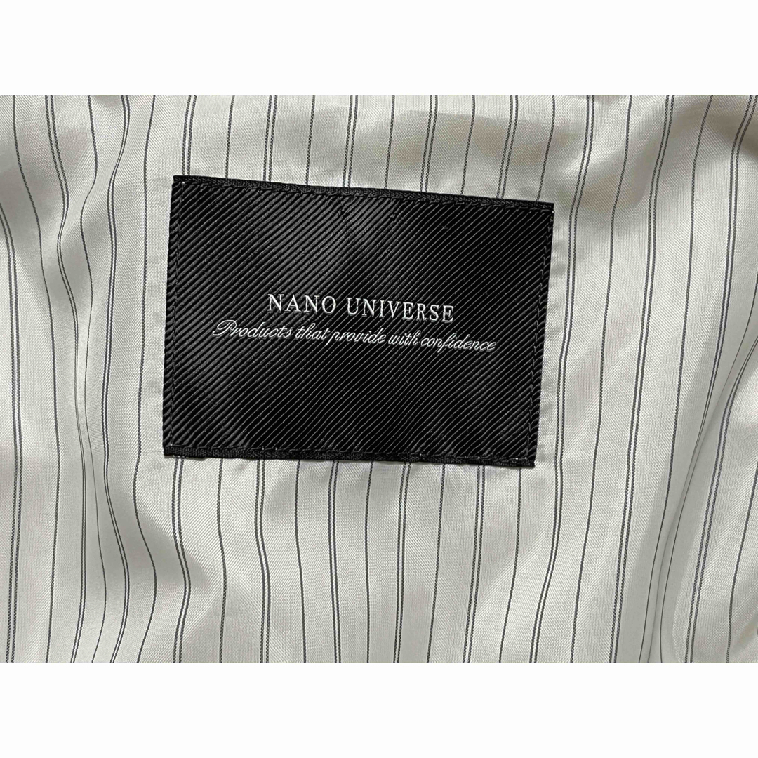 nano・universe(ナノユニバース)の【美品！】メンズ　トレンチコート　ナノユニバース　ベージュ メンズのジャケット/アウター(トレンチコート)の商品写真