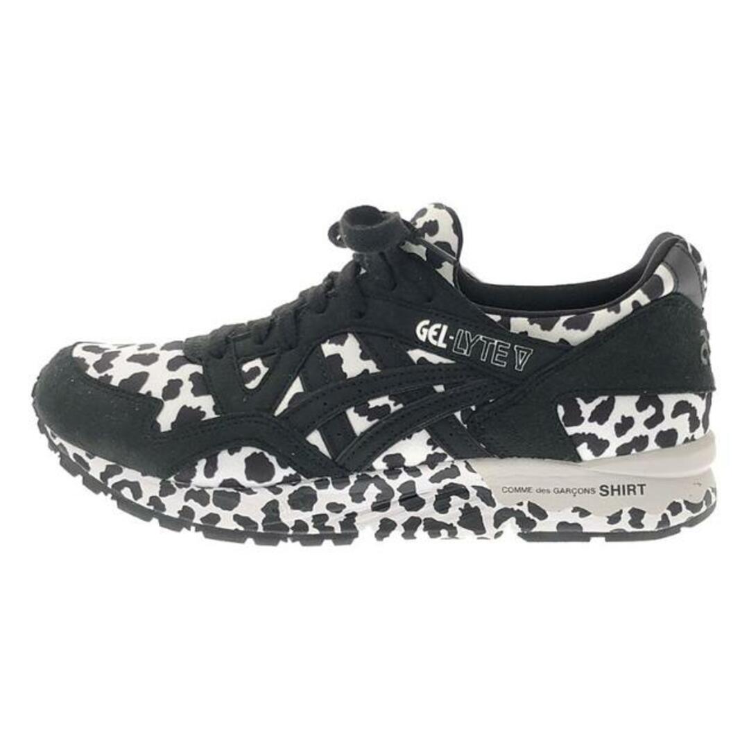 COMME des GARCONS SHIRT(コムデギャルソンシャツ)の【美品】  COMME des GARCONS SHIRT / コムデギャルソンシャツ | 2022SS | × Asics Gel-Lyte5 Leopard スニーカー | 25.5 | ホワイト/ブラック | メンズ メンズの靴/シューズ(スニーカー)の商品写真