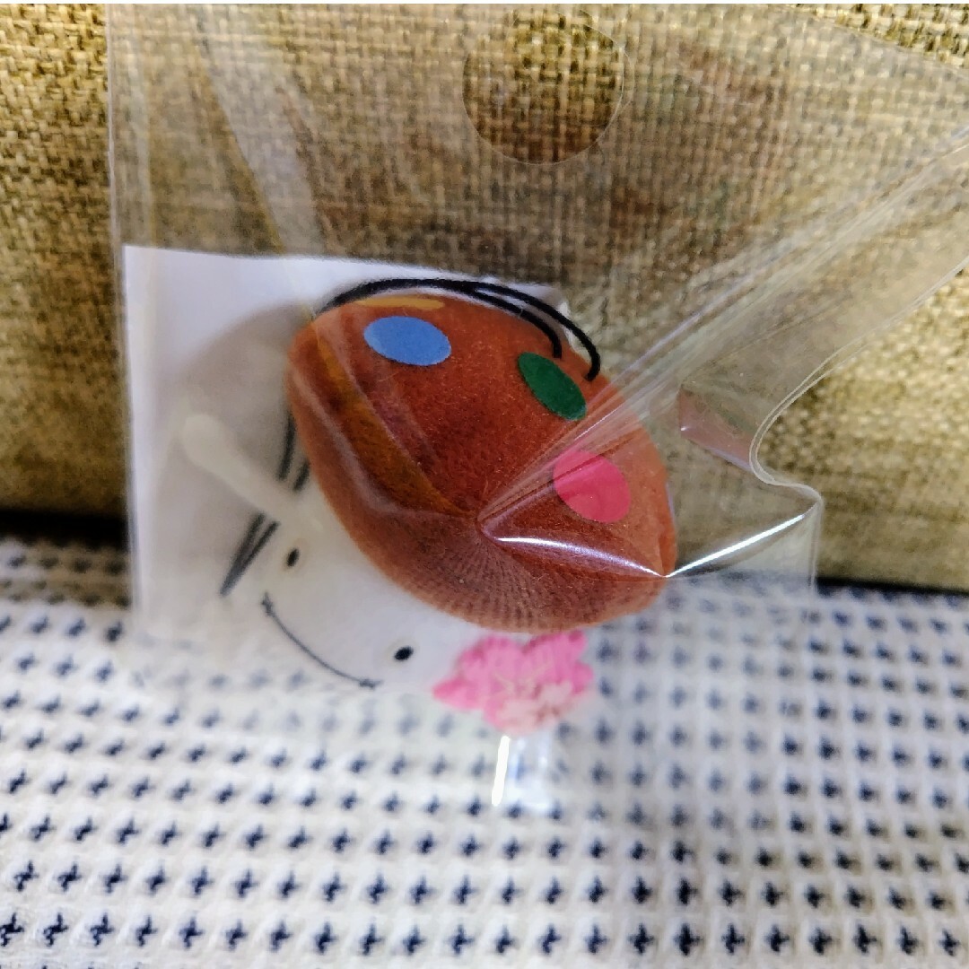 NTTdocomo(エヌティティドコモ)のドコモダケ  携帯クリーナー付きストラップ エンタメ/ホビーのおもちゃ/ぬいぐるみ(キャラクターグッズ)の商品写真