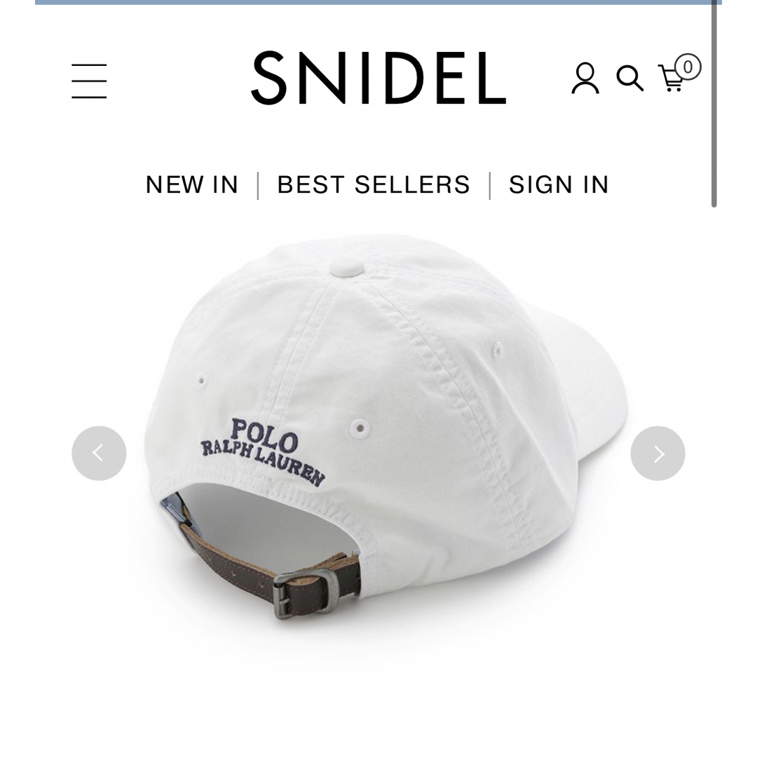 SNIDEL(スナイデル)のSNIDEL POLO CAP ピンク レディースの帽子(キャップ)の商品写真