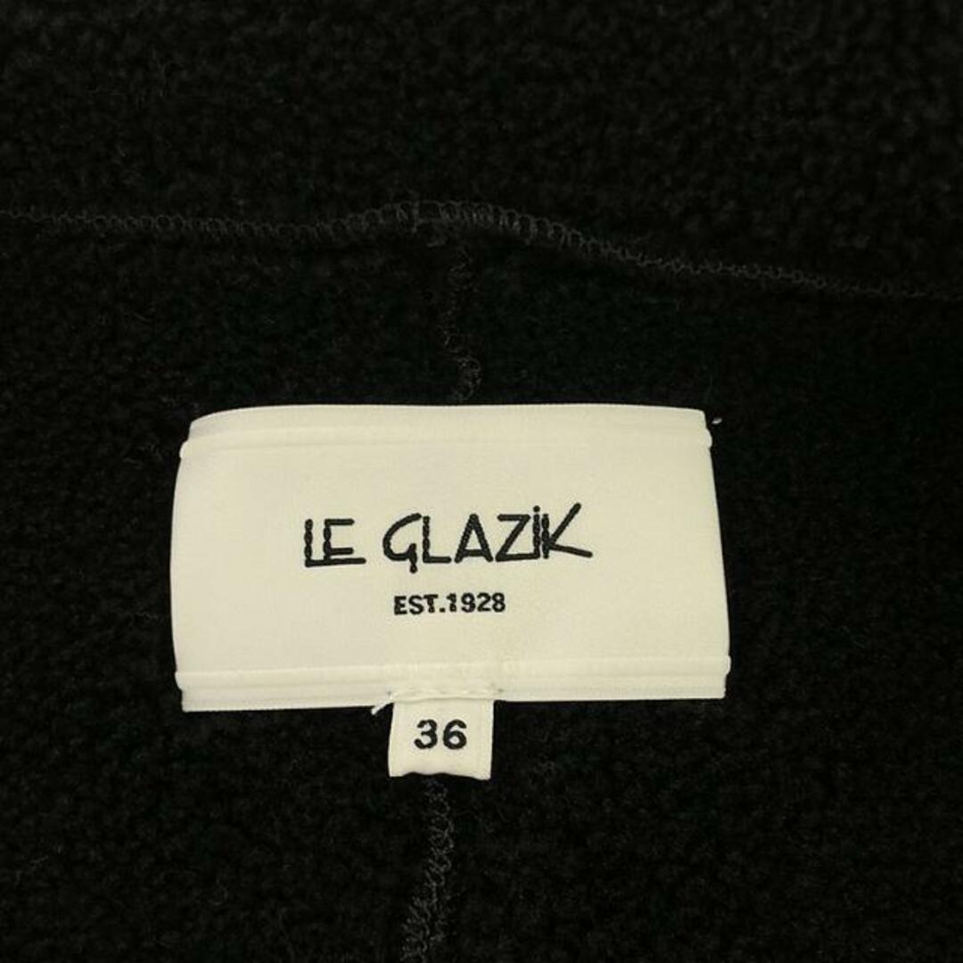 LE GLAZIK(ルグラジック)のle glazik / ルグラジック | フェイクムートン コート フーディ | 36 | ブラック | レディース レディースのジャケット/アウター(その他)の商品写真