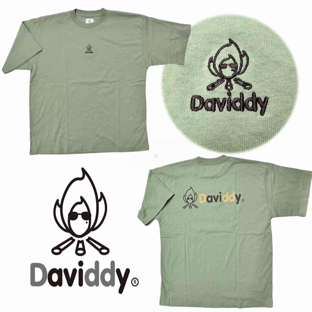 【新品】Daviddy ダビッディー　Tシャツ　ピスタチオカラー メンズのトップス(Tシャツ/カットソー(半袖/袖なし))の商品写真