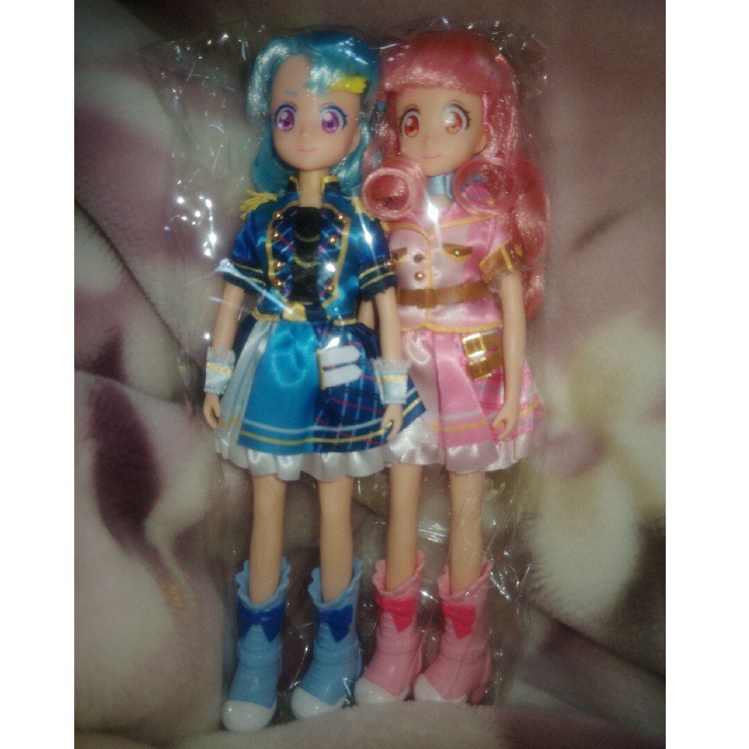 アイカツ!(アイカツ)の貴重?アイカツフレンズ☆あいね＆みお２体セット エンタメ/ホビーのおもちゃ/ぬいぐるみ(キャラクターグッズ)の商品写真