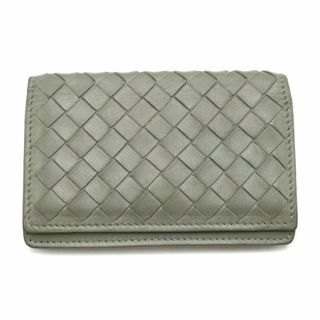 ボッテガヴェネタ(Bottega Veneta)のボッテガヴェネタ カードケース BOTTEGA VENETA ナッパ イントレチャート 名刺入れ グレー メンズ 133945 OJ10239(名刺入れ/定期入れ)