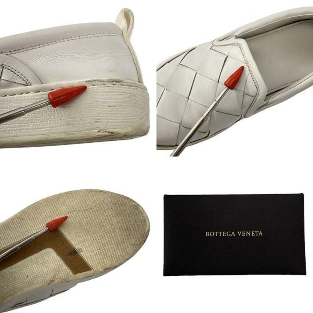 Bottega Veneta(ボッテガヴェネタ)のBOTTEGA VENETA / ボッテガヴェネタ | マキシイントレチャート スリッポンスニーカー | 35 1/2 | ホワイト | レディース レディースの靴/シューズ(スニーカー)の商品写真