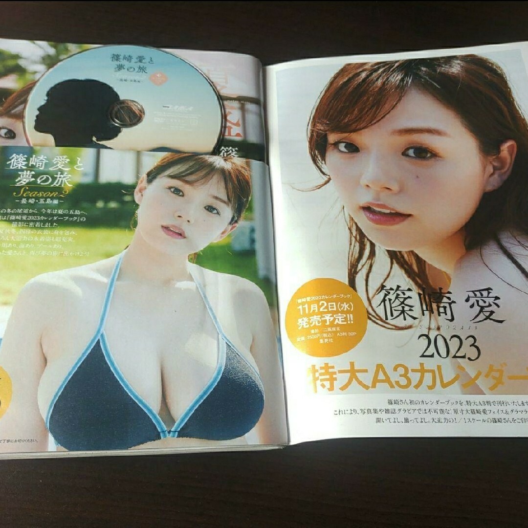 集英社(シュウエイシャ)の篠崎愛   DVD付   週刊プレイボーイ   ２冊 エンタメ/ホビーの雑誌(アート/エンタメ/ホビー)の商品写真