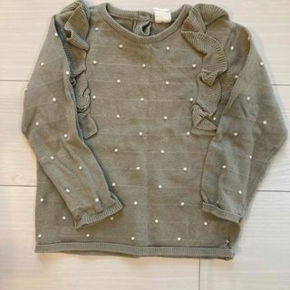 エイチアンドエム(H&M)の子供服 １歳　1歳半 薄手ニット(ニット/セーター)