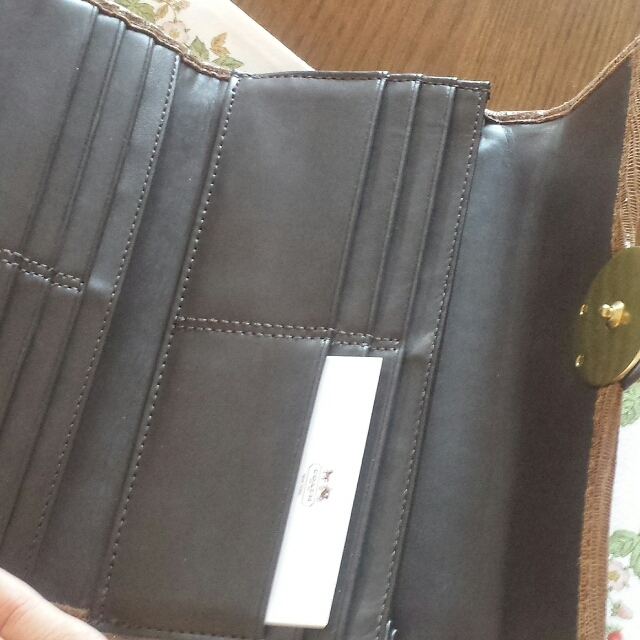 COACH(コーチ)のコーチ シグネチャーの長財布 レディースのファッション小物(財布)の商品写真