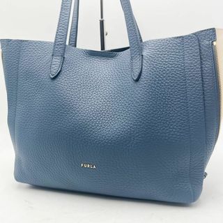 フルラ(Furla)の激レア美品✨ フルラ FURLA トートバッグ　 グレース　シボ革 バイカラー(トートバッグ)