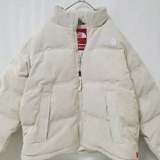 シュプリーム(Supreme)のシュプリーム × ザ ノースフェイス スウェード ヌプシジャケット 700フィル(ダウンジャケット)