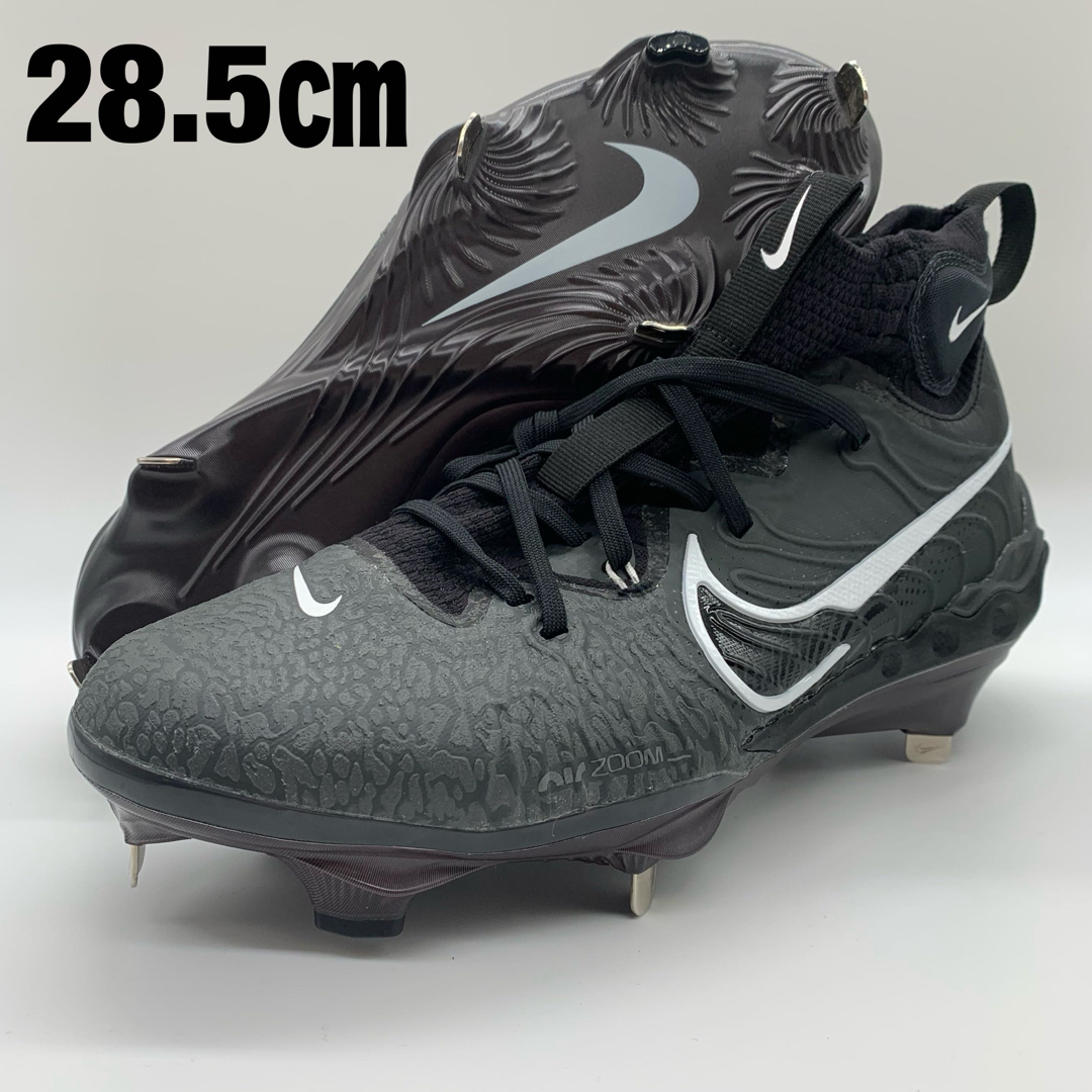 NIKE 野球 スパイク ブラック 黒 軽量 ミドルカット 28.5㎝ シューズ NIKE 野球 スパイク ブラック 黒 軽量 ミドルカット 28.5㎝ シューズ