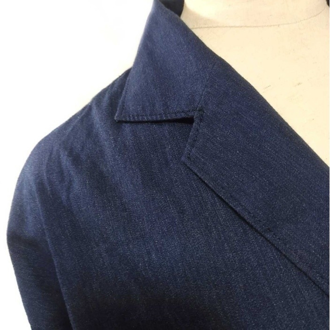 ICB(アイシービー)のiCB ✿ アイシービー 薄手 ロングジャケット ロングコート 4 ネイビー 春 レディースのジャケット/アウター(スプリングコート)の商品写真