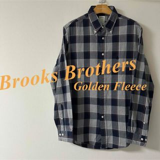 ブルックスブラザース(Brooks Brothers)のBrooksBrothers GF ビッグチェック　ロゴ刺繍　BDシャツOX生地(シャツ)