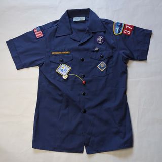 MADE IN USA BOY SCOUTシャツ ネイビー(シャツ)